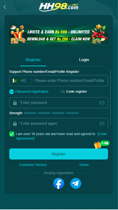 HH98 App
